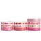 10 Rolls Sparkling Washi Tape Set 8mm Skinny Gold Foil Decorative Masking Washi Tapes for Journal,Scrapbook, Planner, DIY Crafts (Sweety Hearts)